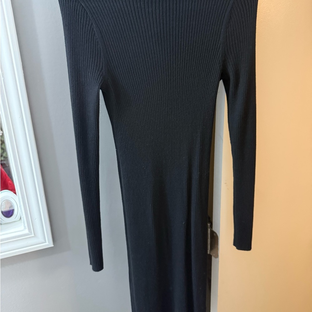 American Eagle Outfitters Black Long Sleeve Dress